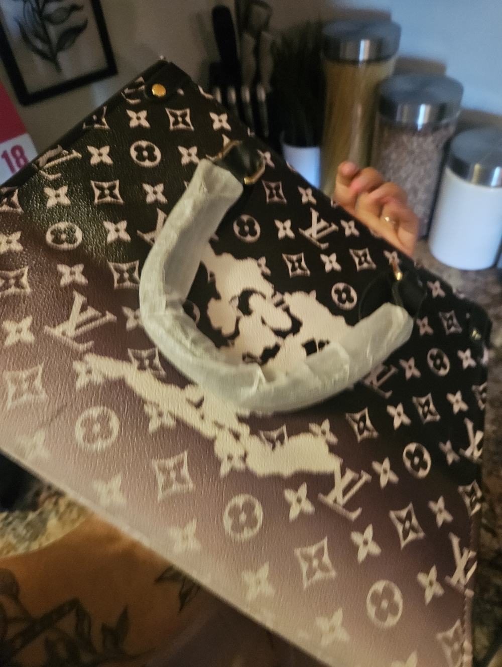 Faux Tote Bag - Picture 4 of 7